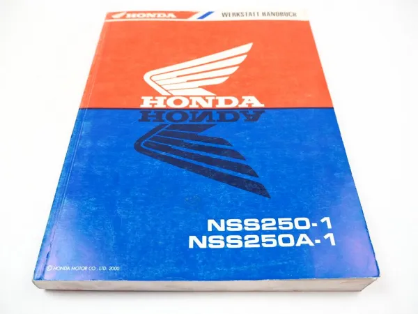 Werkstatthandbuch Honda NSS 250 -1 / A-1 ab 2000 Reparaturanleitung Maxiroller