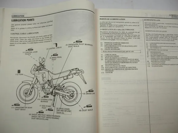 Werkstatthandbuch Honda NX 250 Nixe MD21 ab 1988 Shop Manual Reparaturanleitung