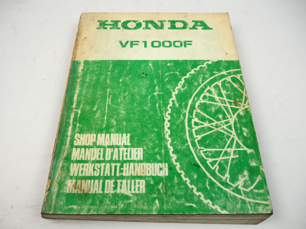 Werkstatthandbuch Honda VF1000F Interceptor SC15 1984 Reparaturanleitung