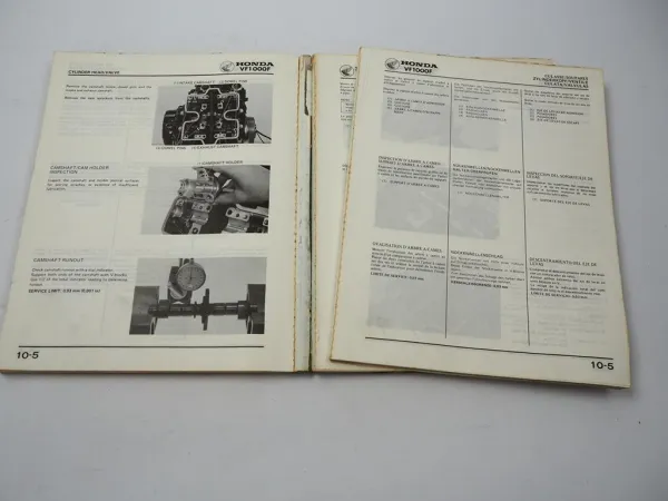 Werkstatthandbuch Honda VF1000F Interceptor SC15 1984 Reparaturanleitung