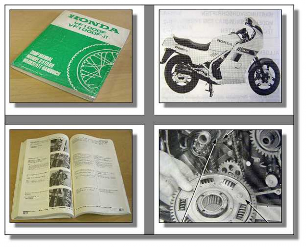 Werkstatthandbuch Honda VF1000F VF1000 F2 Interceptor SC15 1985 Shop Manual