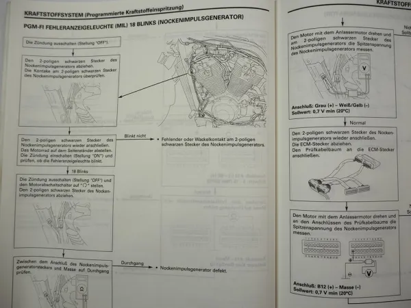 Werkstatthandbuch Honda VTX 1800 C SC46 Classic Original Reparaturanleitung 2001