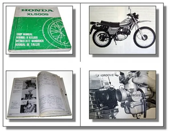 Werkstatthandbuch Honda XL500S PD01 Reparaturanleitung Shop Manual 1979