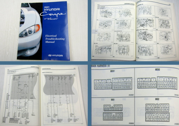 Werkstatthandbuch Hyundai Coupe Tiburon 2001 Electrical troubleshooting manual