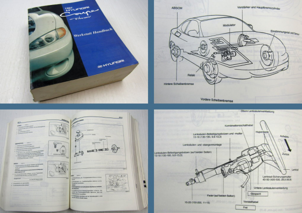 Werkstatthandbuch Hyundai Coupe Tiburon J2 ab 1997 Reparatur