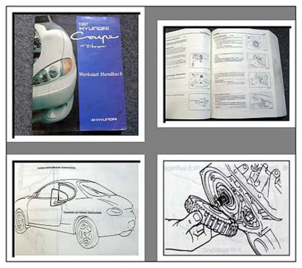 Werkstatthandbuch Hyundai Coupe Tiburon J2 ab 1997 Reparatur