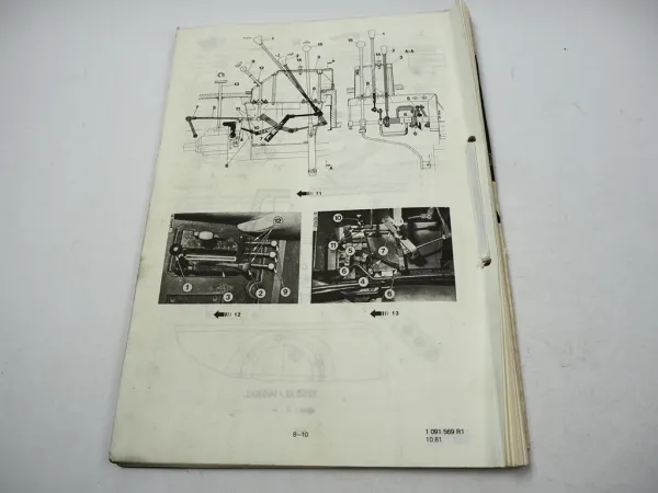 Werkstatthandbuch IHC 1255 1455 + XL Fahrgestell Reparaturanleitung 1981
