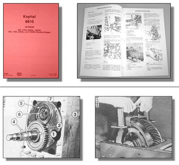 Werkstatthandbuch IHC Case 955 956 1055 1056 + XL Reparaturhandbuch