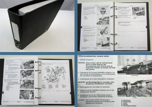Werkstatthandbuch John Deere 824 832 840 Technisches Handbuch Reparatur 2002