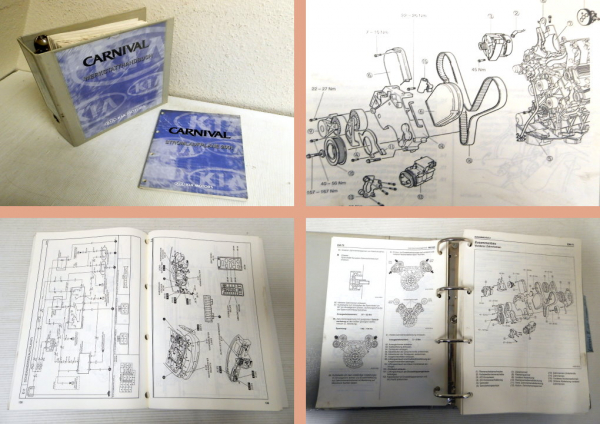 Werkstatthandbuch Kia Carnival Reparaturanleitung inkl. 2.9 TDI TCI Modell 2002