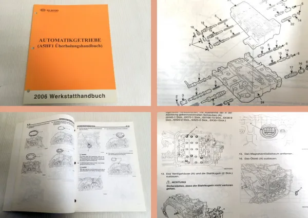 Werkstatthandbuch Kia Carnival Sedona A5HF1 Automatik Getriebe 2006