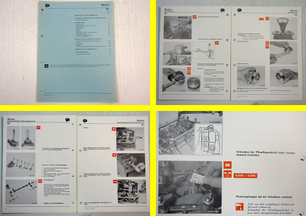 Werkstatthandbuch Lancia 2,9l 6V 2850 Motor Reparaturanleitung 1988