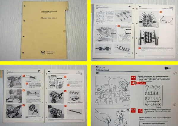 Werkstatthandbuch Lancia Thema 3.0 V6 i.e Benzinmotor Reparaturanleitung 1992