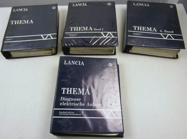 Werkstatthandbuch Lancia Thema i.e. Y9 6V turbo ds Reparaturanleitung 1984 -95