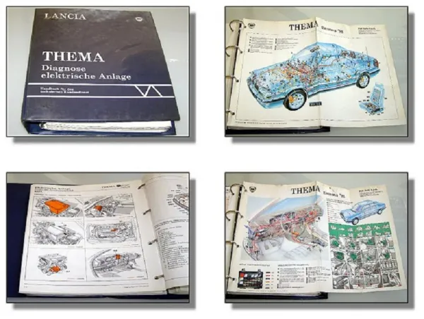 Werkstatthandbuch Lancia Thema i.e. Y9 6V turbo ds Reparaturanleitung 1984 -95