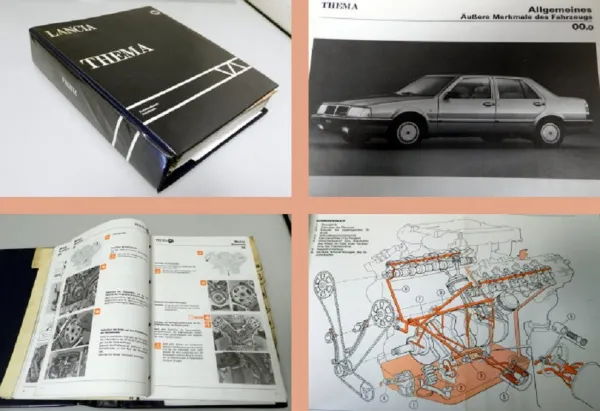 Werkstatthandbuch Lancia Thema i.e. Y9 6V turbo ds Reparaturanleitung 1984 -95
