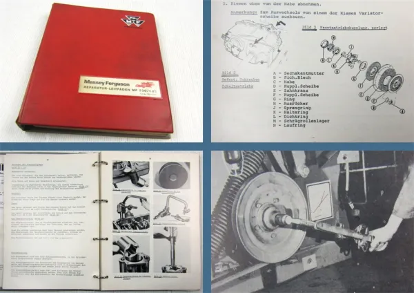 Werkstatthandbuch Massey Ferguson MF520 MF525 Reparaturhandbuch 1970er