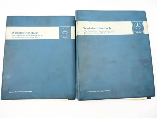 Werkstatthandbuch Mercedes Benz 108 109 111 113 Reparatur 280 300 S/8 SEL/8 SE/9