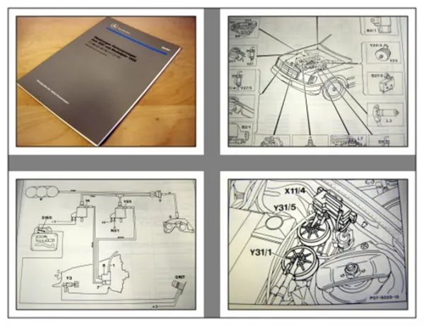 Werkstatthandbuch Mercedes Benz 124 129 140 201 Schulung Neuerungen MJ 1992