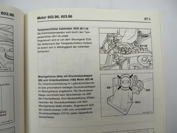 Werkstatthandbuch Mercedes Benz 124 129 140 201 Schulung Neuerungen MJ 1992