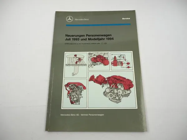 Werkstatthandbuch Mercedes Benz 124 129 140 202 SL280-SL600, S280-S320 E200-E300