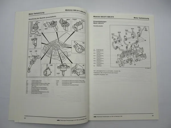 Werkstatthandbuch Mercedes Benz 124 129 140 202 SL280-SL600, S280-S320 E200-E300