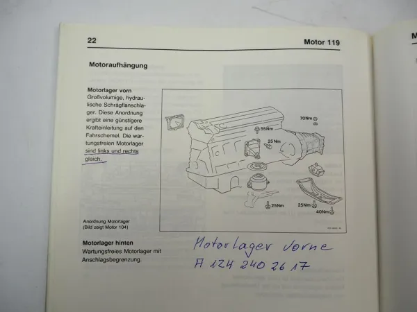 Werkstatthandbuch Mercedes Benz SL R129 Roadster 300SL 500SL Stand 05.1989