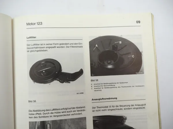 Werkstatthandbuch Mercedes Benz Typ 107 116 123 Einführungsschrift ab 9 / 1979