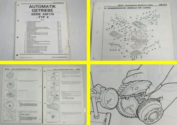 Werkstatthandbuch Mitsubishi Automatikgetriebe Galant Colt III Lancer IV Space W