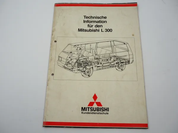 Werkstatthandbuch Mitsubishi L300 L03 Technische Information 1980