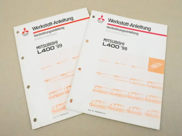 Werkstatthandbuch Mitsubishi L400 Elektrik Schaltpläne PA PB PD 1998 1999