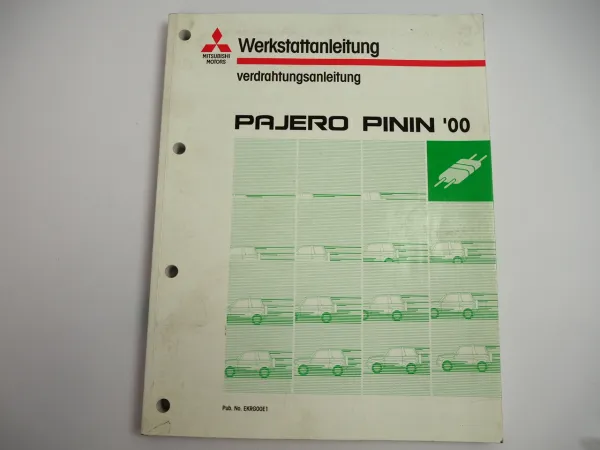 Werkstatthandbuch Mitsubishi Pajero Pinin 2000 Schaltpläne Elektrik