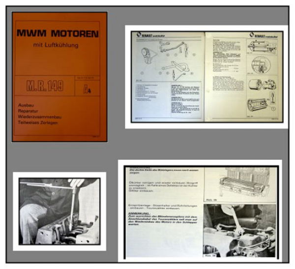 Werkstatthandbuch MWM D325 D327 Dieselmotor Reparaturanleitung