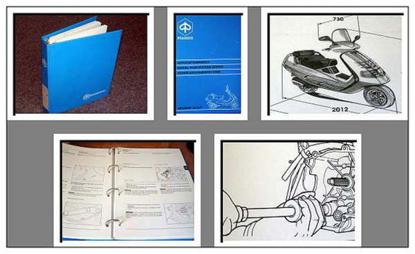 Werkstatthandbuch Piaggio Hexagon LX 125 LXT 180 Motorroller Reparatur