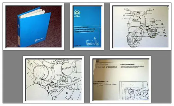 Werkstatthandbuch Piaggio Vespa ET2 50ccm Reparaturanleitung 1997