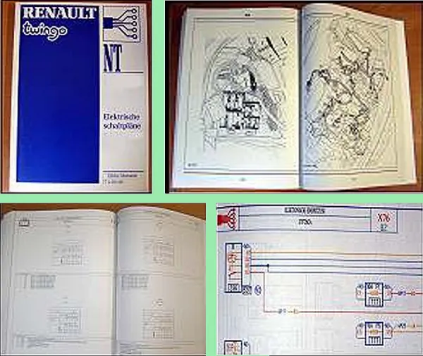 Werkstatthandbuch Renault Twingo Modelljahr 1999 elektrische Schaltpläne