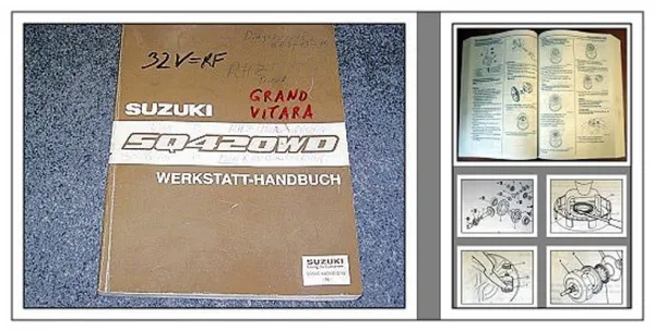 Werkstatthandbuch Suzuki Grand Vitara SQ420WD RF Reparaturanleitung 1998