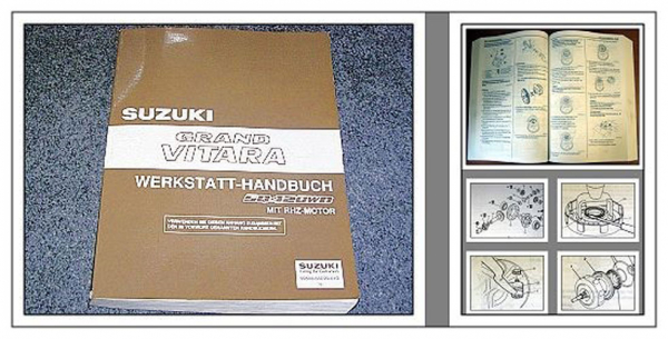 Werkstatthandbuch Suzuki Grand Vitara SQ420WD RHZ Reparaturanleitung 2002