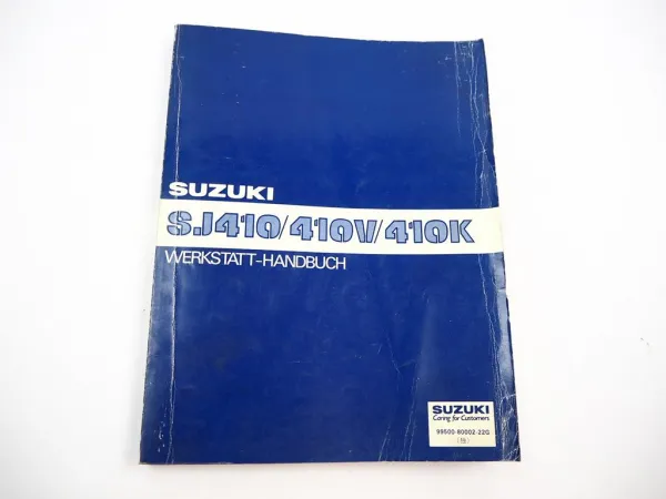 Werkstatthandbuch Suzuki Samurai SJ410 SJ410V SJ410K Reparaturanleitung 1985/91