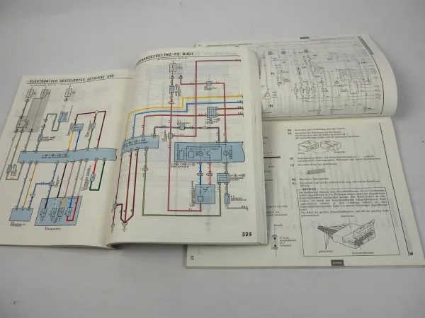 Werkstatthandbuch Toyota Camry 4 MCV20 SXV20 elektrische Schaltpläne 1996 - 1999