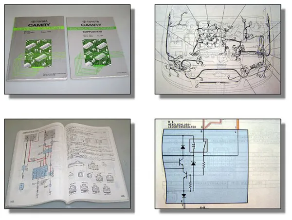 Werkstatthandbuch Toyota Camry 4 MCV20 SXV20 elektrische Schaltpläne 1996 - 1999