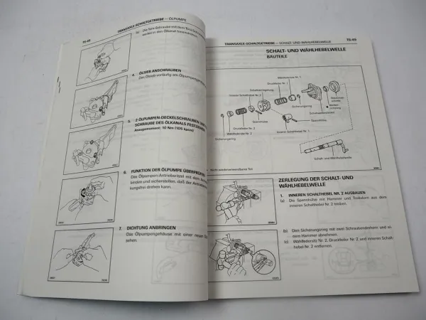 Werkstatthandbuch Toyota Celica T20 4WD ST205 Ergänzung 1994 Reparaturanleitung