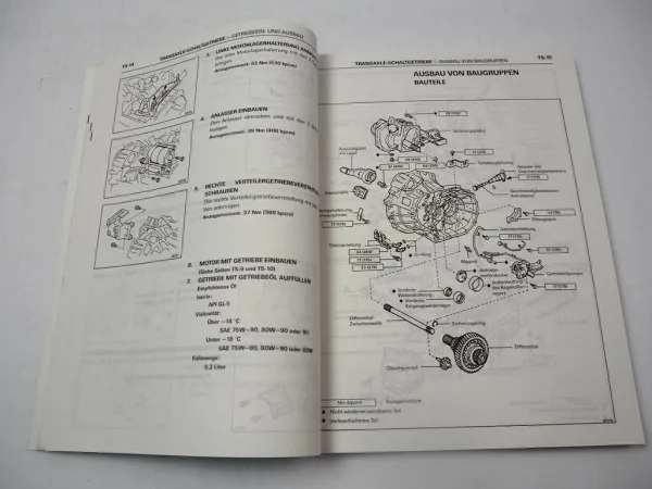 Werkstatthandbuch Toyota Celica T20 4WD ST205 Ergänzung 1994 Reparaturanleitung