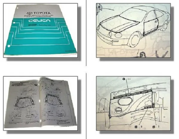Werkstatthandbuch Toyota Celica T20 Karosserie AT200 ST200 Reparaturanleitung