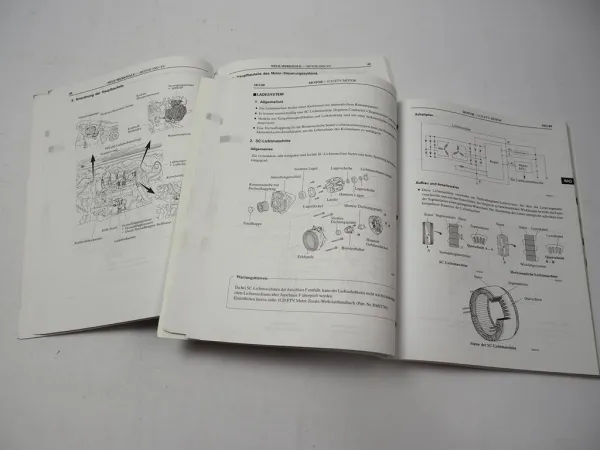Werkstatthandbuch Toyota Corolla E12 Merkmale 1ND-TV 3ZZ 4ZZ-FE 1CD-FTV 2ZZ-GE