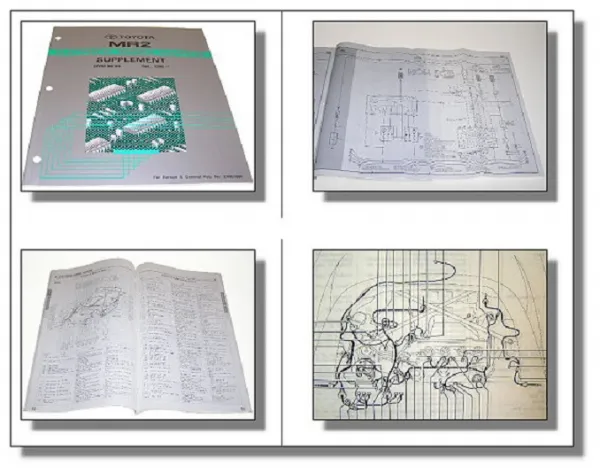 Werkstatthandbuch Toyota MR2 W2 SW20 Elekrik Schaltpläne Elektrik ab Okt. 1990