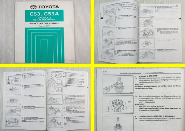Werkstatthandbuch Toyota Schaltgetriebe C53 C53A Yaris Corolla 2004