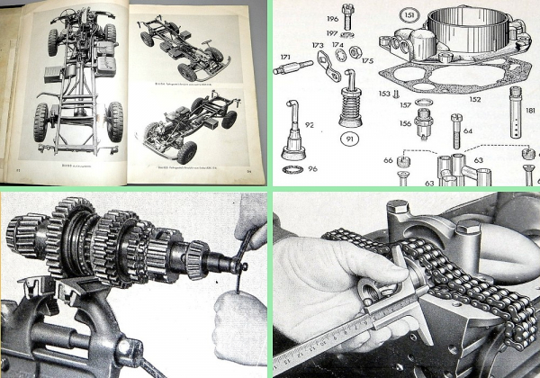 Werkstatthandbuch Unimog-S Typ 404 404.111 404.114 Reparaturanleitung 1965