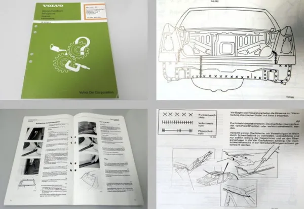 Werkstatthandbuch Volvo 740 940 960 ab 1991 Karosserie Reparaturanleitung