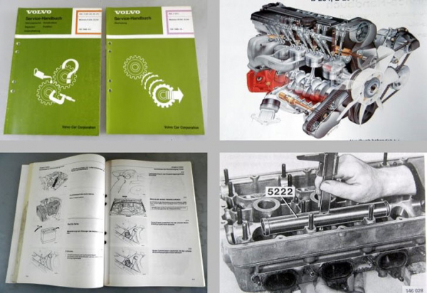 Werkstatthandbuch Volvo 740 ab 1988 Motor B204 B234 Instandsetzung Überholung